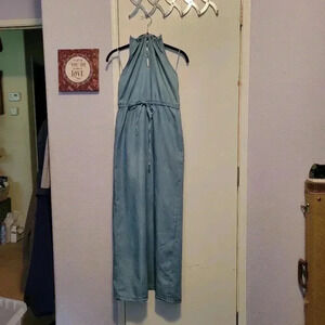 Romeo & Juliet Couture Halter Maxi Dress M NWT